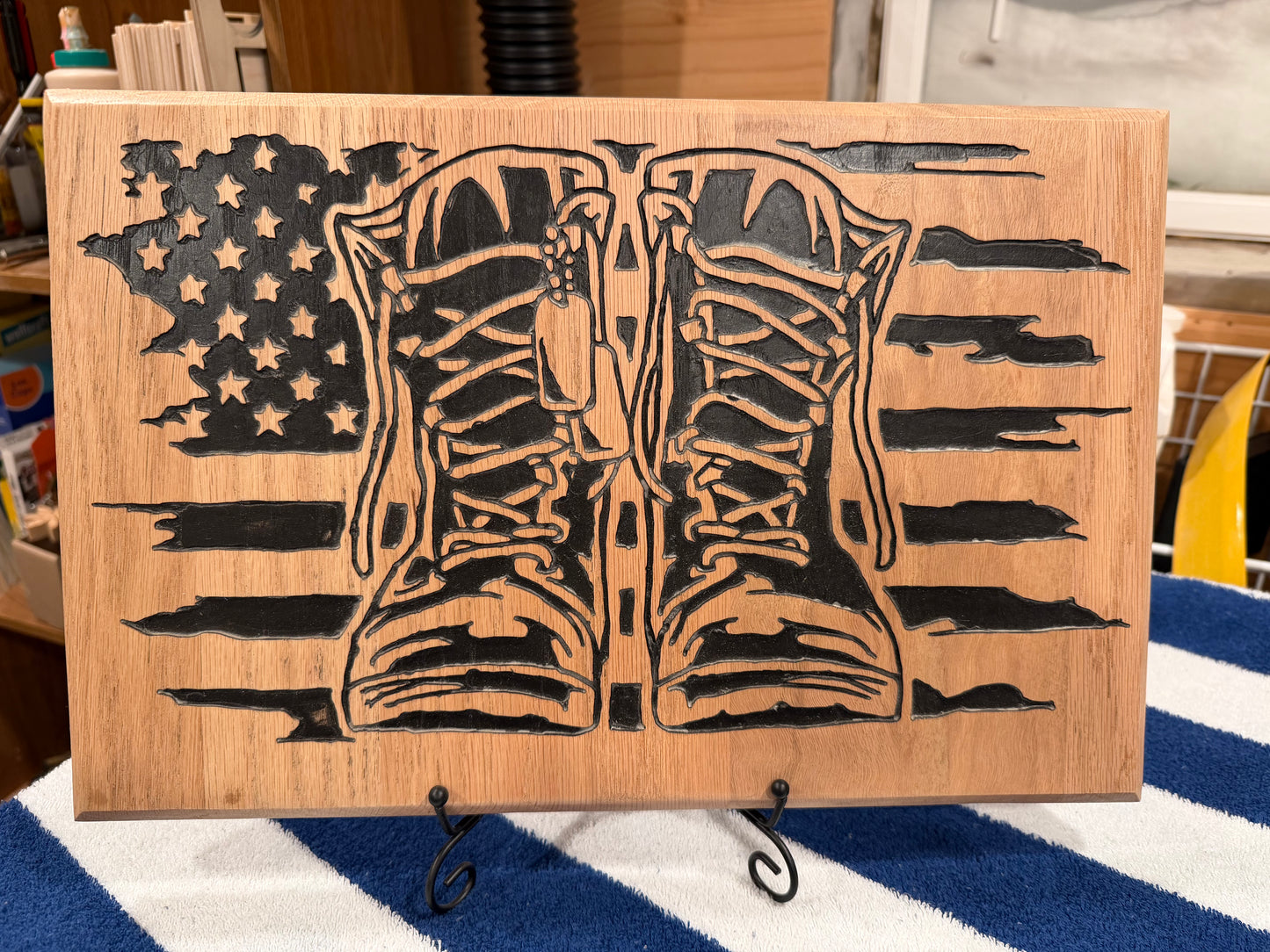 Patriotic Combat Boots