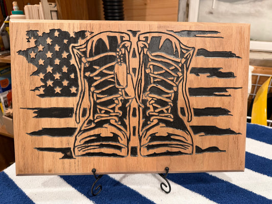 Patriotic Combat Boots